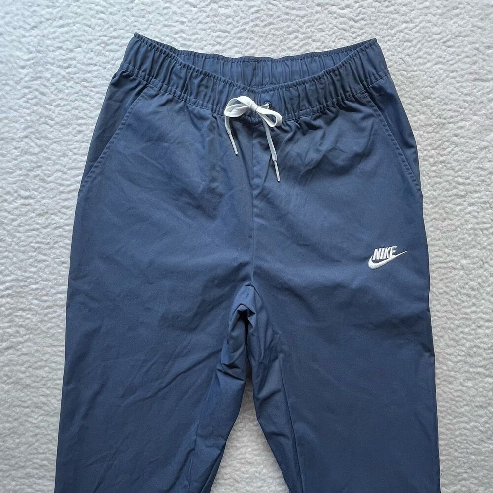 Nike Pants Mens XS Blue Club Woven Tapered Swoosh Athleisure Outdoor DX0623-491